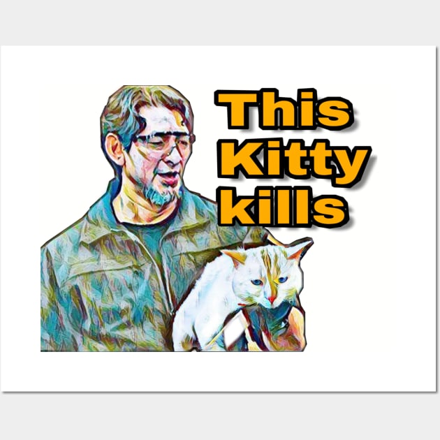 This Kitty Kills Wall Art by ErianRowan